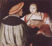 Lucas van Leyden The Engagement oil painting on canvas